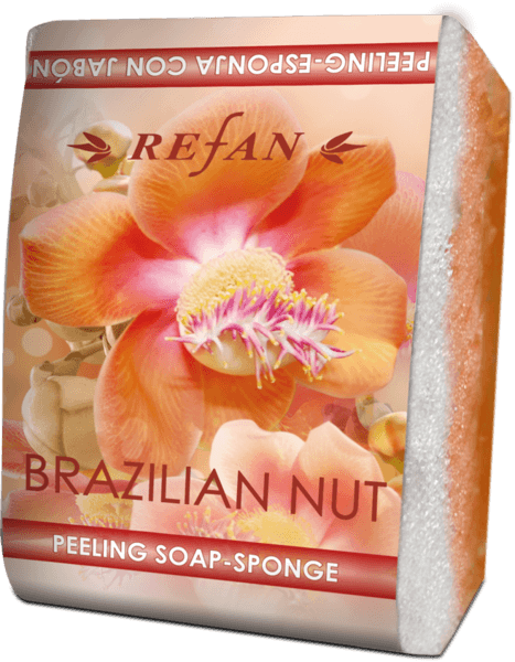Peeling soap-sponge