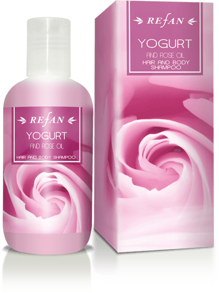 Shampoo Yogurt and rose oil