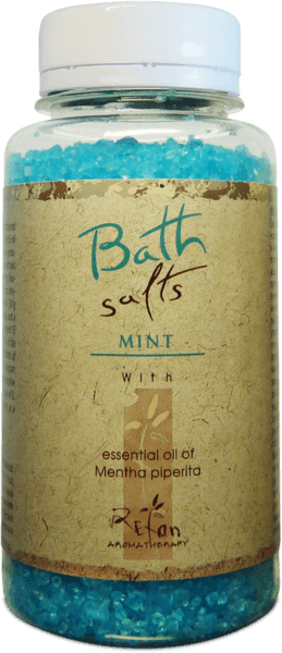 Bath salts with essential oil of mint 250g