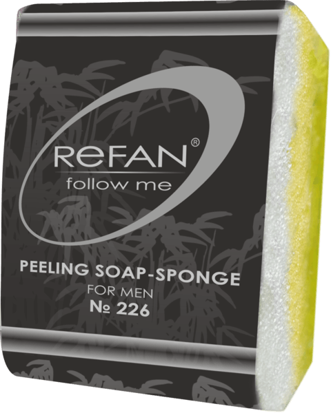 Perfumed peeling soap-sponge No 226