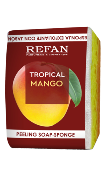 Peeling Soap-Sponge Tropical Mango