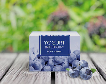 Yogurt and Еlderberry Body cream