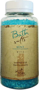 Sels de bain Bath salts with essential oil of mint 250g