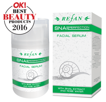 Serum facial SNAIL PERFECTION REFAN com extracto de caracóis e água de rosas