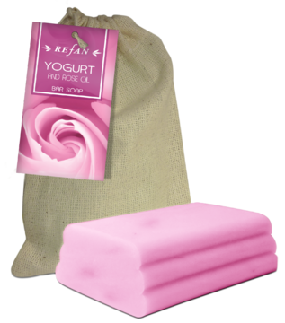 Soap yogurt and rose oil Soap yogurt and rose oil