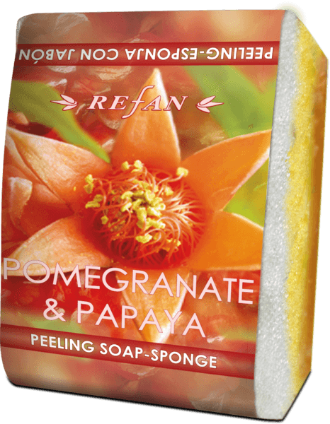 Peeling soap-sponge