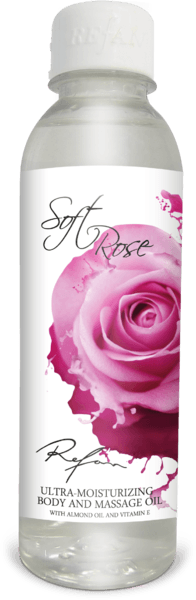 body and massage oil Soft rose