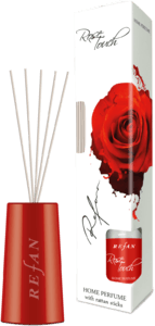 Rose Touch Parfum casnic rose touch-refan cu șnur de ratan
