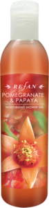 Rodie și Papaya Gel de duș hidratant