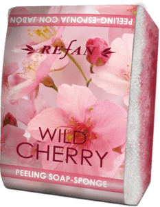 Wild Cherry Savon-éponge exfoliant