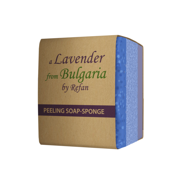 Peeling soap-sponge A Lavender From Bulgaria