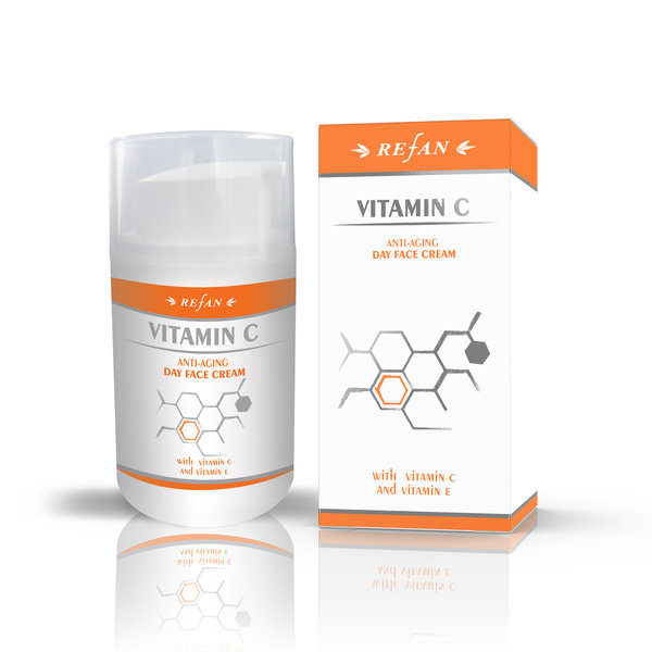 VITAMINE C  SOIN ANTI-ÂGE  CRÈME DE JOUR POUR LE VISAGE