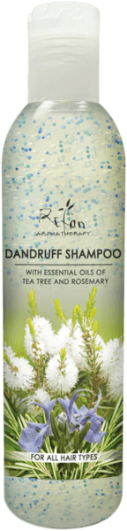Anti-schuppen shampoo mit ätherischen ölen aus teebaum