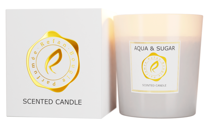 SCENTED CANDLE AQUA & SUGAR