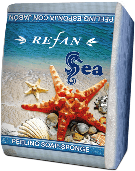 REFAN REFAN PEELING SABONETE-ESPONJA MAR