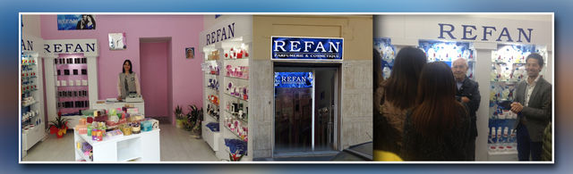 The doors of the new "REFAN" store in Bisceglie Italy