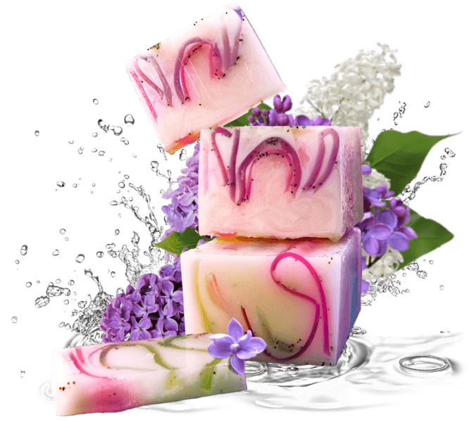 Сирень и Гвоздика – мыло с изготовленное вручную