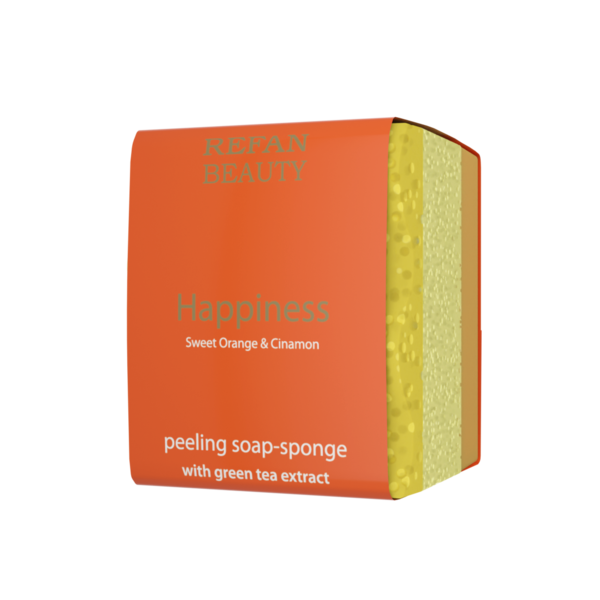 Peeling soap-sponge