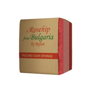 Soaps Peeling soap sponges Peeling soap-sponge A Rosehip From Bulgaria
