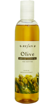 Anti-aging dusch- und badegel OLIVE REFAN