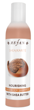 Nourishing hair/body shampoo with shea butter REFAN