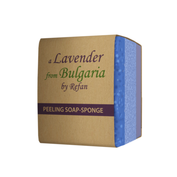 Soaps Peeling soap sponges Peeling soap-sponge A Lavender From Bulgaria