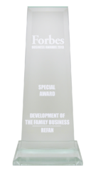 Refan: special Family Business Development Prize of FORBES