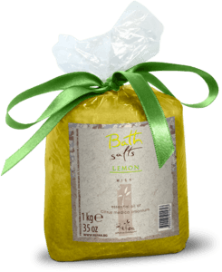 Badesalz mit ätherischem Zitronenöl- 1kg.
