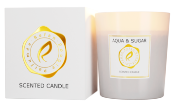 Candles REFAN BOUGIE PARFUMEE SCENTED CANDLE AQUA & SUGAR
