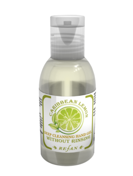 Deep cleansing hand gel Caribbean lemon