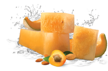 Handgemachte glycerinseife Melon and Apricot