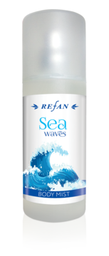 Spray corporal Antistress com um aroma de mar