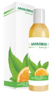 ​Gel de banho Antistrss con extrato de Verbena e óleo essencial de laranja doce​