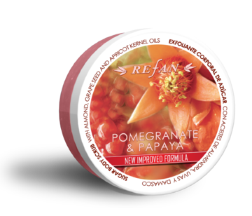 Pomegranate & Papaya Zucker-körperpeeling