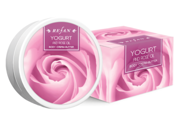 Yogurt and Rose oil Creme amanteigado para o corpo