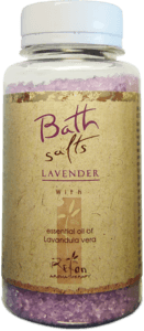 Sels de bain Bath salts with essential oil of lavender 250g