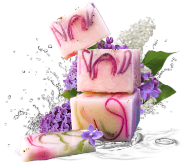 Savons Soaps per kilo Lilas et oeillet