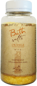 Sels de bain Bath salts with essential oil of orange 250g