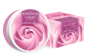 Kozmetička serija jogurt i ulje ruže Šećerni piling za tijelo
