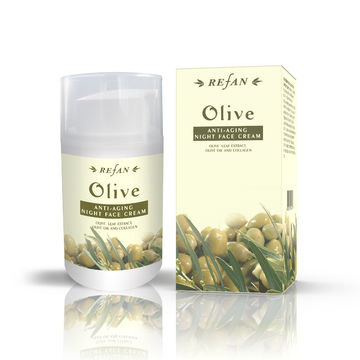 Night face cream OLIVE REFAN