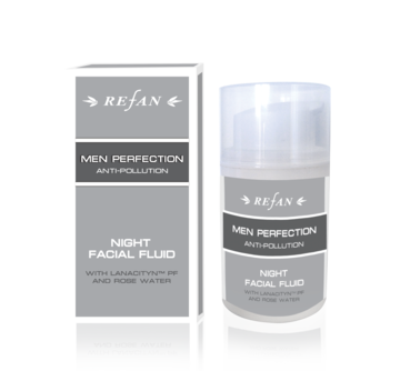 NIGHTTIME FACIAL FLUID with LANACITYNTM PF and rose water